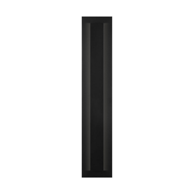 Aspen 26 Slim Profile Outdoor Wall Sconce in Black
