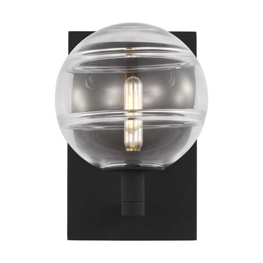 Sedona Wall Sconce in Clear Nightshade Black