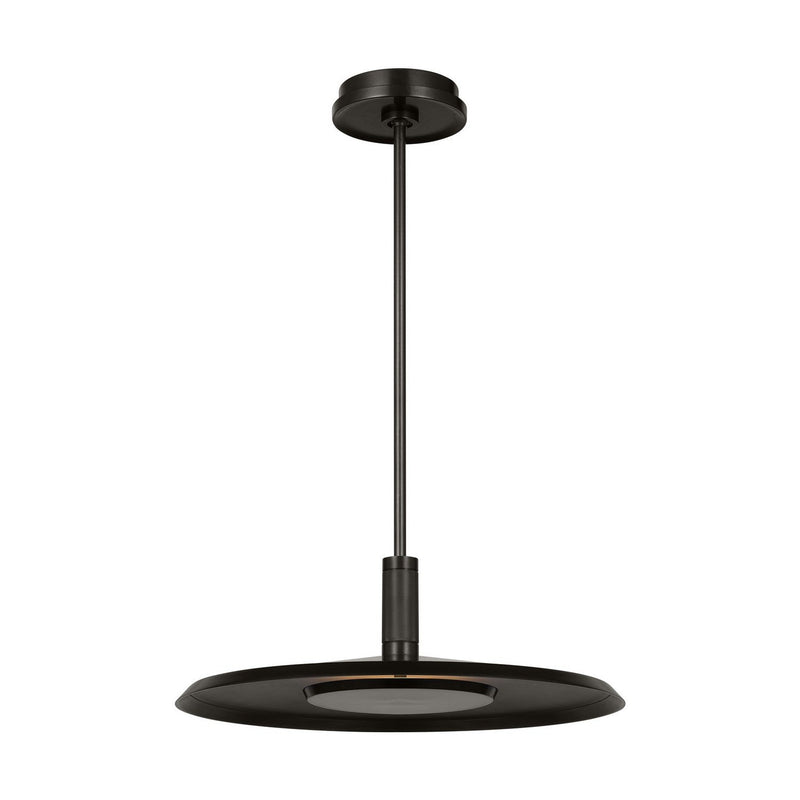 Saucer 18-Inch Pendant in Dark Bronze