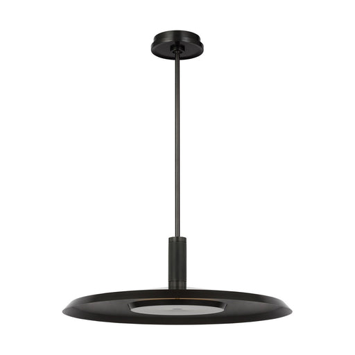 Saucer 24-Inch Pendant in Dark Bronze
