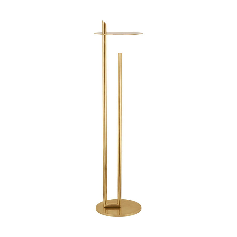 Fielle Large Floor Lamp in Natural Brass