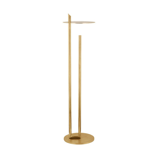 Fielle Large Floor Lamp in Natural Brass