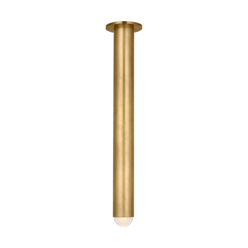 Ebell X-Large Flush Mount in Natural Brass