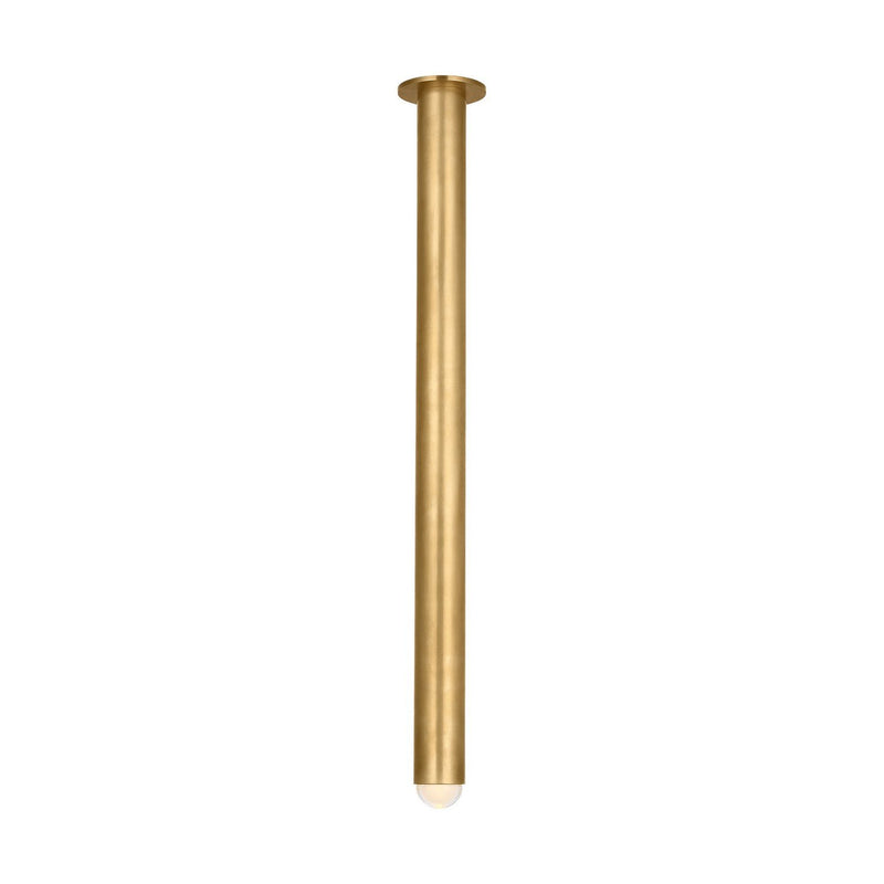 Ebell Grande Flush Mount in Natural Brass