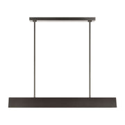 Pench Medium Linear Pendant in Dark Bronze