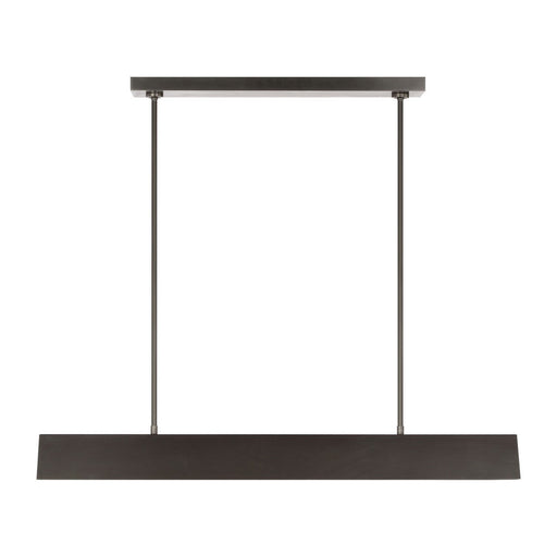 Pench Medium Linear Pendant in Dark Bronze