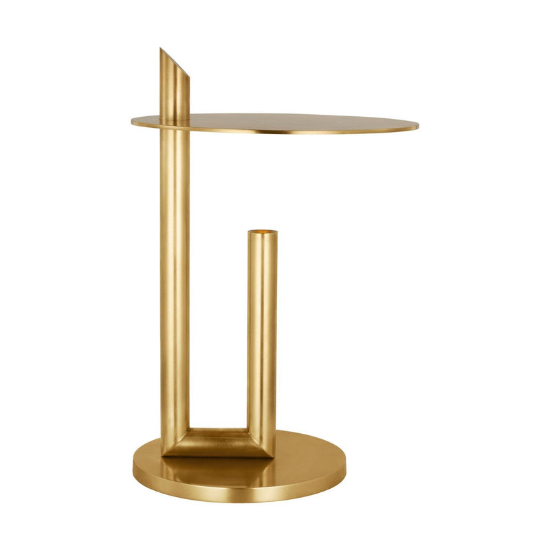 Fielle Medium Table Lamp in Natural Brass