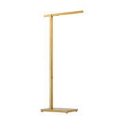 Stagger LED Floor Lamp in Natural Brass