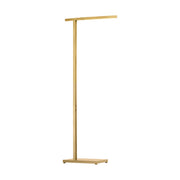 Stagger LED Floor Lamp in Natural Brass