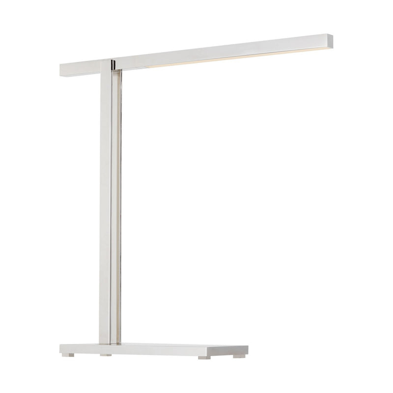 Stagger LED Table Lamp in Polished Nickel