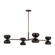 Shanti X-Large 4-Light Chandelier in Dark Bronze