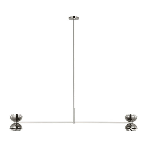 Shanti X-Large 2-Light Linear Pendant in Polished Nickel