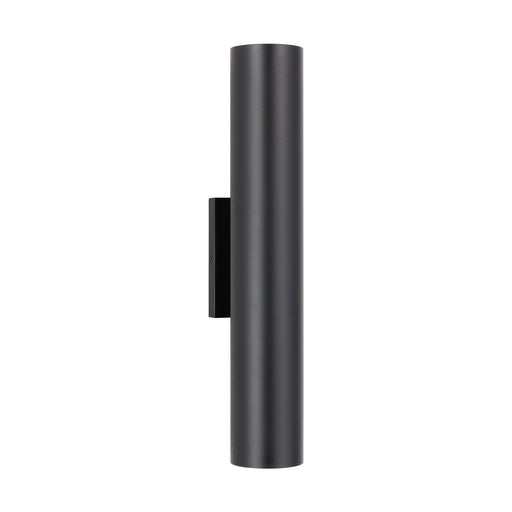 Pressa Round Large Outdoor Wall Sconce in Black