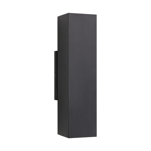 Pressa Square Medium Outdoor Wall Sconce in Black