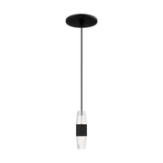 Lassell Short Pendant in Nightshade Black