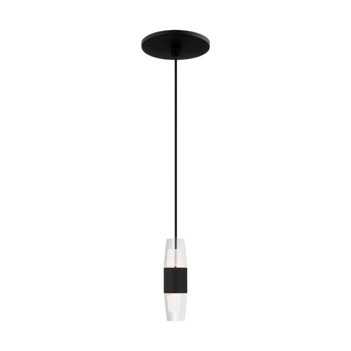 Lassell Short Pendant in Nightshade Black