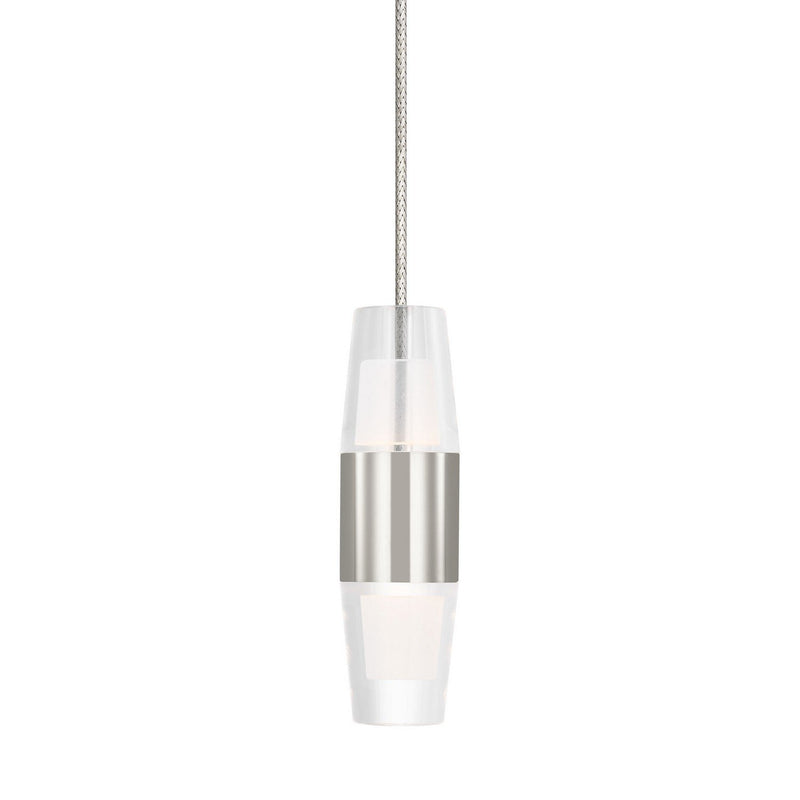Lassell Short Mini Pendant for MonoRail in Monorail Polished Nickel