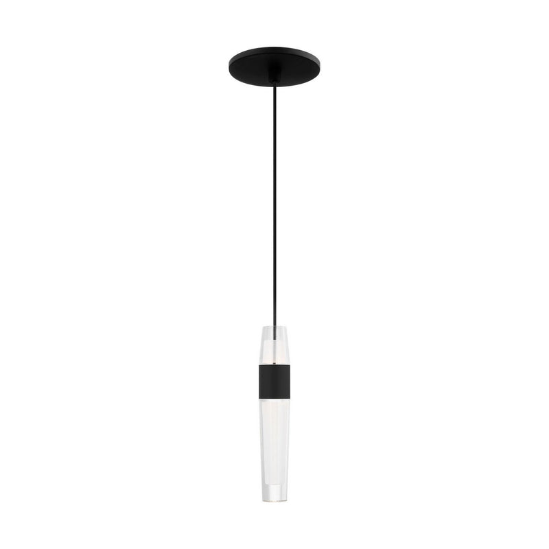 Lassell Pendant in Nightshade Black