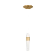 Lassell Pendant in Natural Brass