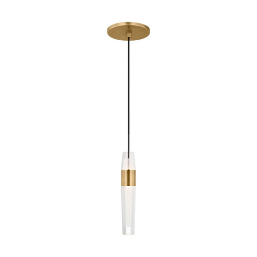 Lassell Pendant in Natural Brass