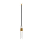 Lassell Port Alone Pendant in Natural Brass