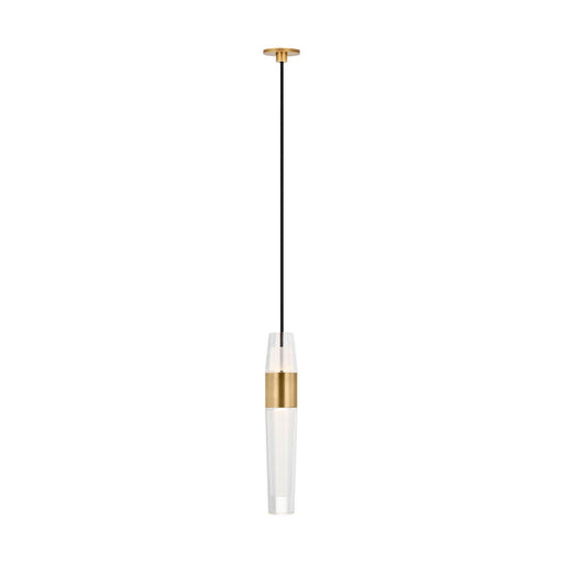 Lassell Port Alone Pendant in Natural Brass