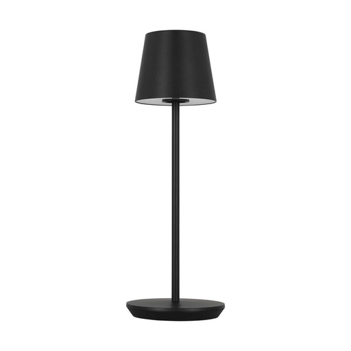 Nevis Accent Rechargeable Table Lamp in Black