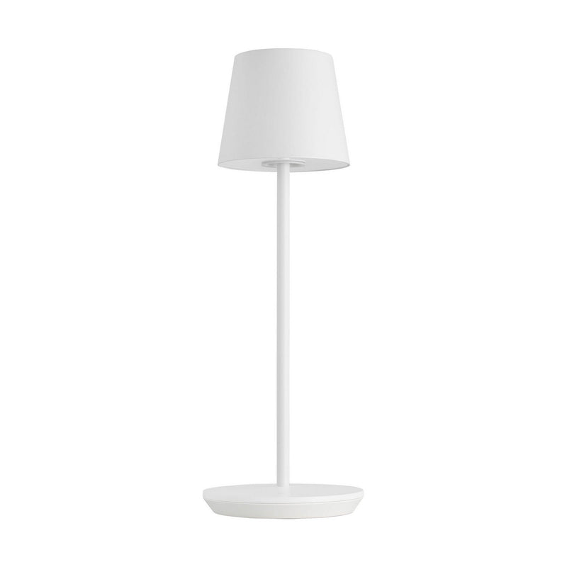 Nevis Accent Rechargeable Table Lamp in Matte White