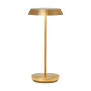 Tepa Accent Rechargeable Table Lamp in Natural Brass