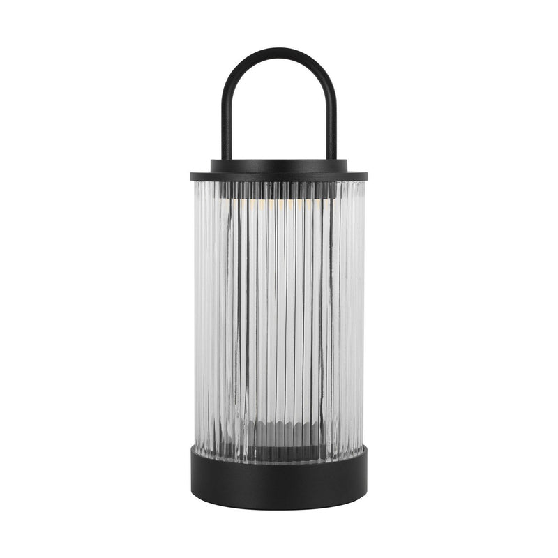 Tawa Accent Rechargeable Table Lamp in Black