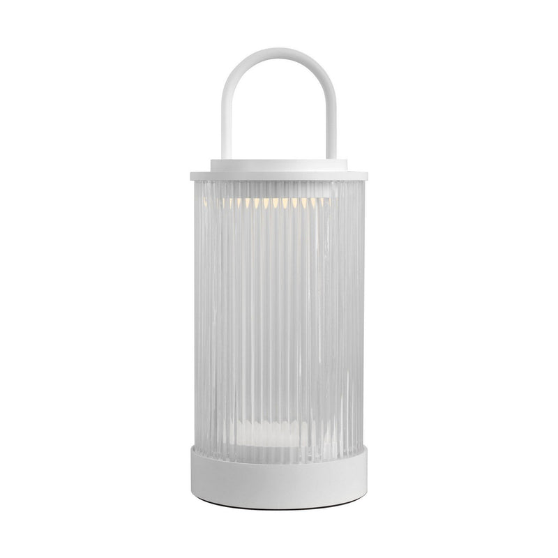 Tawa Accent Rechargeable Table Lamp in Matte White