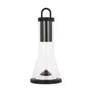 Kandella Accent Rechargeable Table Lamp in Black