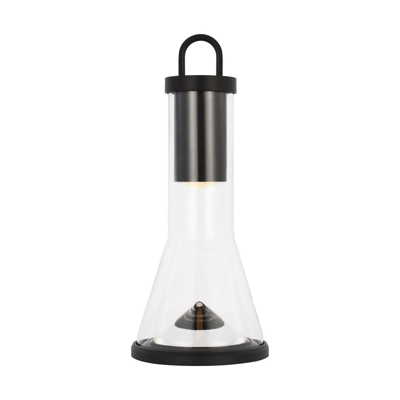 Kandella Accent Rechargeable Table Lamp in Black