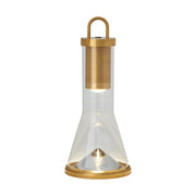 Kandella Accent Rechargeable Table Lamp in Natural Brass