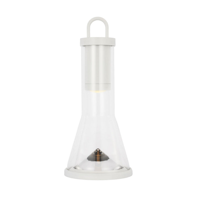 Kandella Accent Rechargeable Table Lamp in Matte White