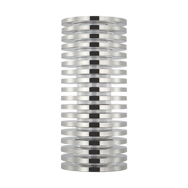 Quoddy Small Table Lamp in Polished Nickel
