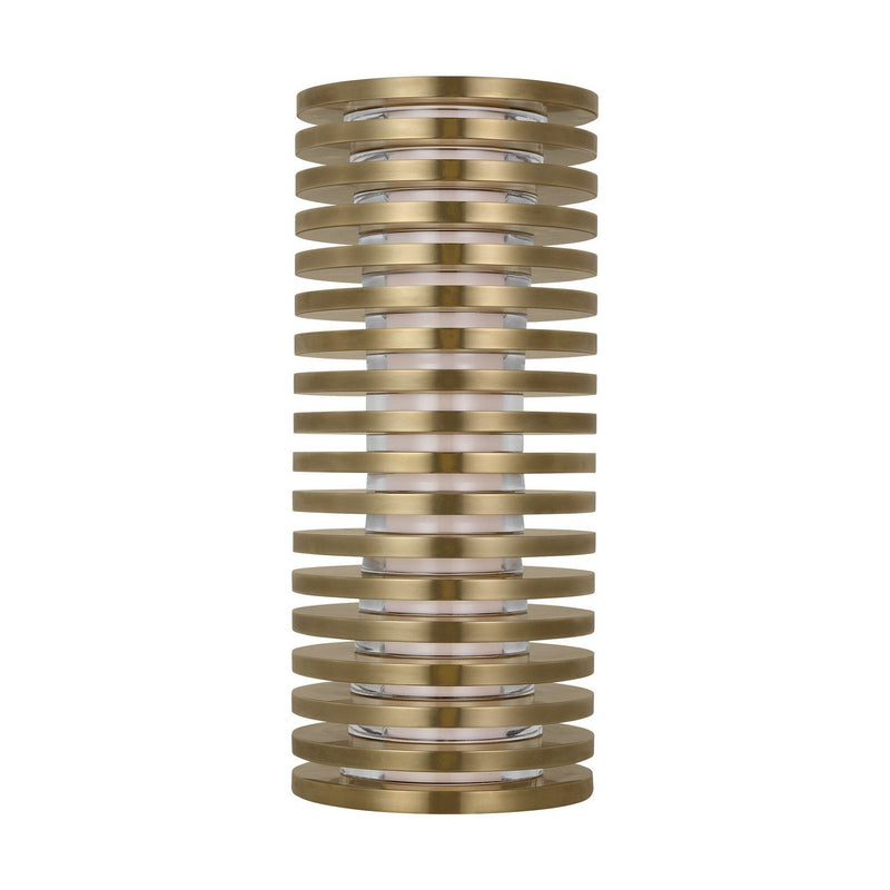 Quoddy Small Table Lamp in Natural Brass