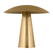 Aegis Medium Table Lamp in Natural Brass
