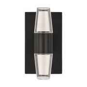 Lassell Single Short Wall Sconce in Dark Bronze