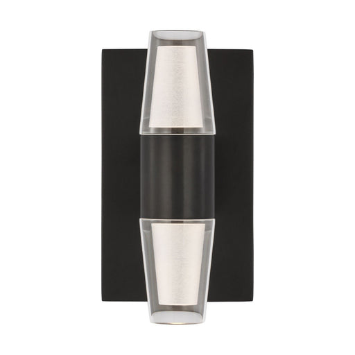 Lassell Single Short Wall Sconce in Dark Bronze