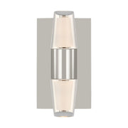 Lassell Single Short Wall Sconce in Polished Nickel