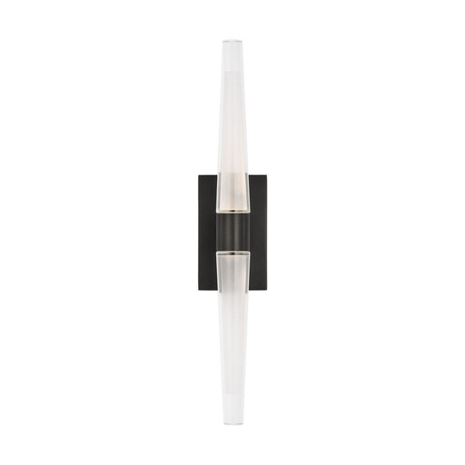 Lassell Single Tall Wall Sconce in Dark Bronze