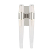 Lassell Double Wall Sconce in Polished Nickel