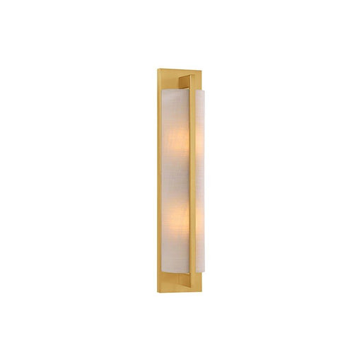 Newell 2-Light Wall Sconce in Warm Brass