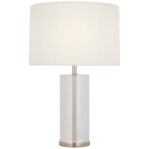Lineham 16" Cordless Accent Lamp in Crystal and Polished Nickel