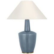 Paros 31" Table Lamp in Polar Blue Crackle
