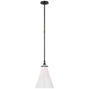Parkington 11" Conical Pendant in Bronze
