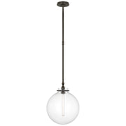 Parkington 14" Globe Pendant in Bronze