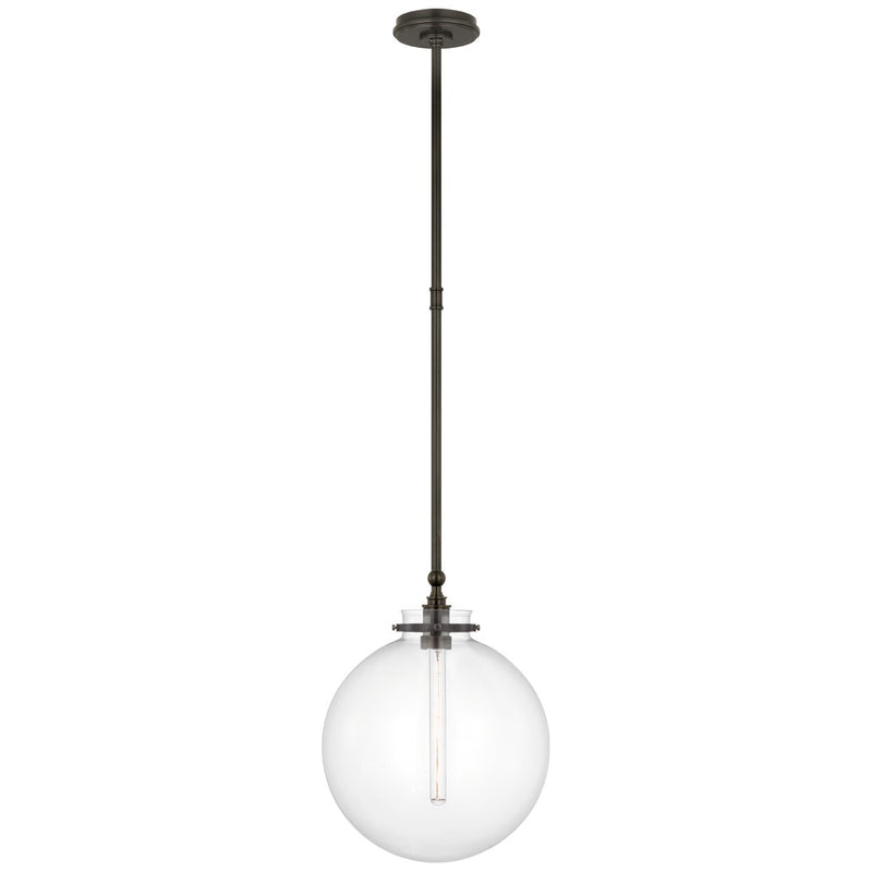 Parkington 14" Globe Pendant in Bronze