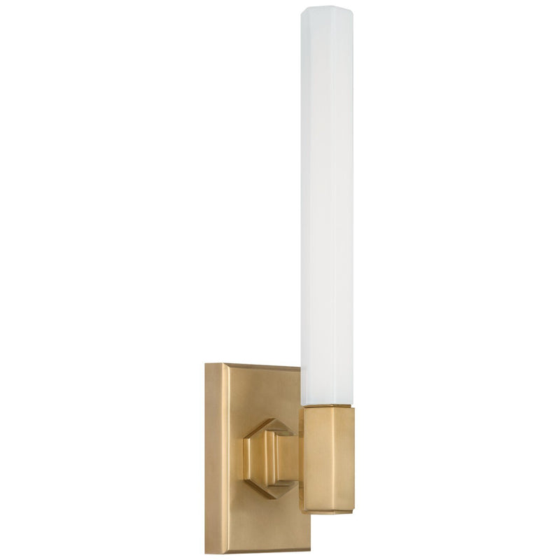 Hawthorne 13" Single Bath Sconce in Antique-Burnished Brass